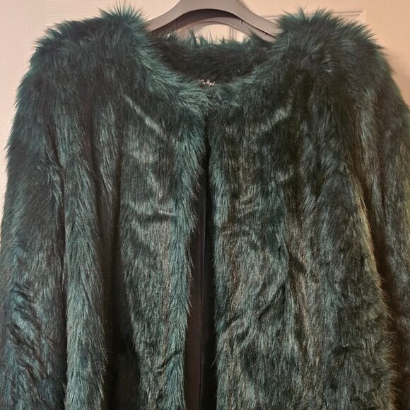 Ulla Popken Jackets & Blazers - Ulla Popkin Faux Fur Coat